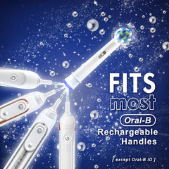 Purthmile vista lateral del cabezal destacando el sistema de encaje compatible con Oral B