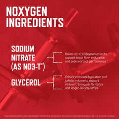 Purus Labs NOXygen etiqueta con ingredientes para transparencia y calidad