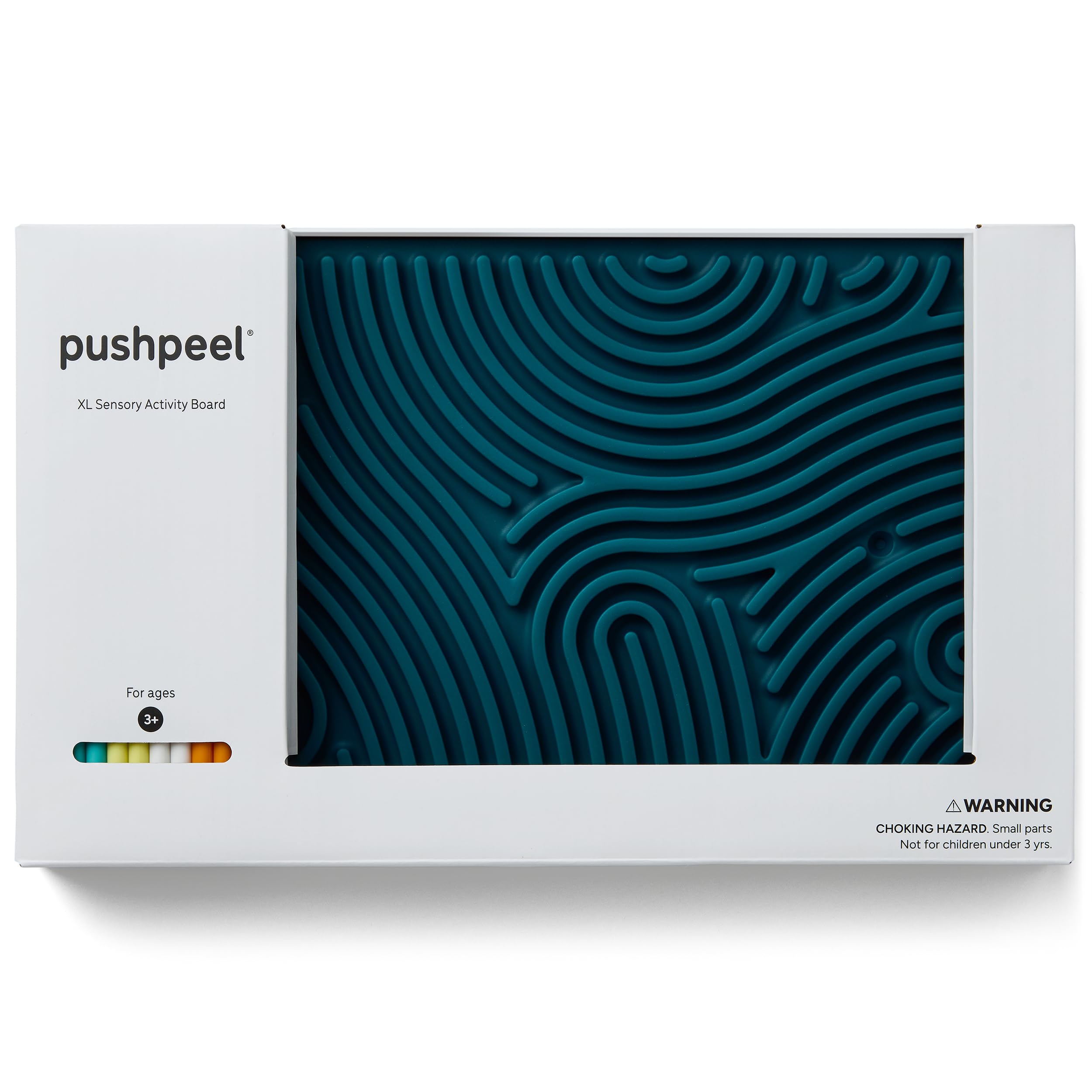 Varios Pushpeel XL unidos en aula con conectores, facilita actividades grupales