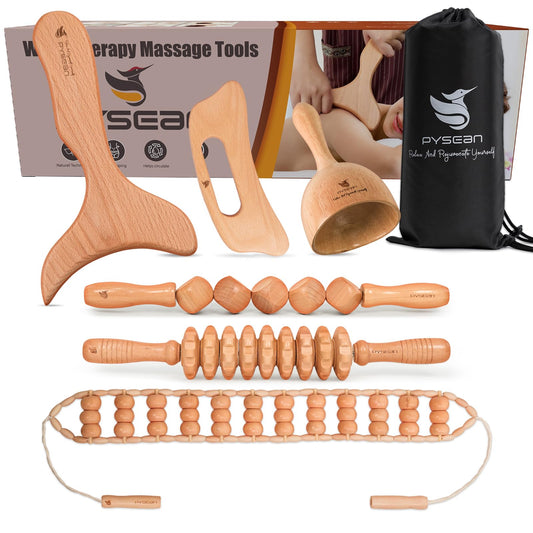 PYSEAN set completo en madera mostrando todas las piezas y beneficios de modelado