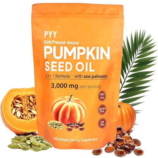 PYY frente del empaque mostrando diseño y cantidad 100 softgels, confianza de marca