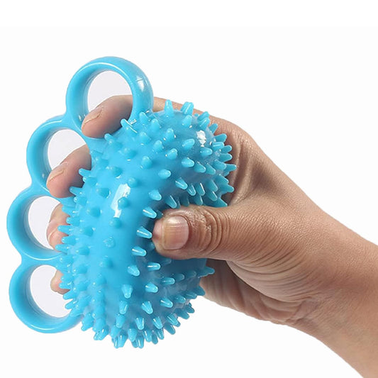 QeeHeng pelota frontal mostrando diseño ergonómico y beneficio de agarre seguro