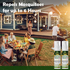 Qganics rociado en piel mostrando protección cómoda y sin DEET