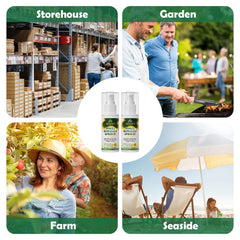 Qganics spray en uso al aire libre, protección durante actividades exteriores