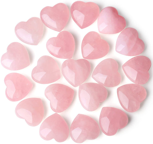 QINJIEJIE vista frontal del paquete con 20 corazones, opción de regalo