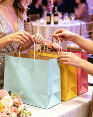 qiqee ambientación de boda con bolsas qiqee realzando la decoración