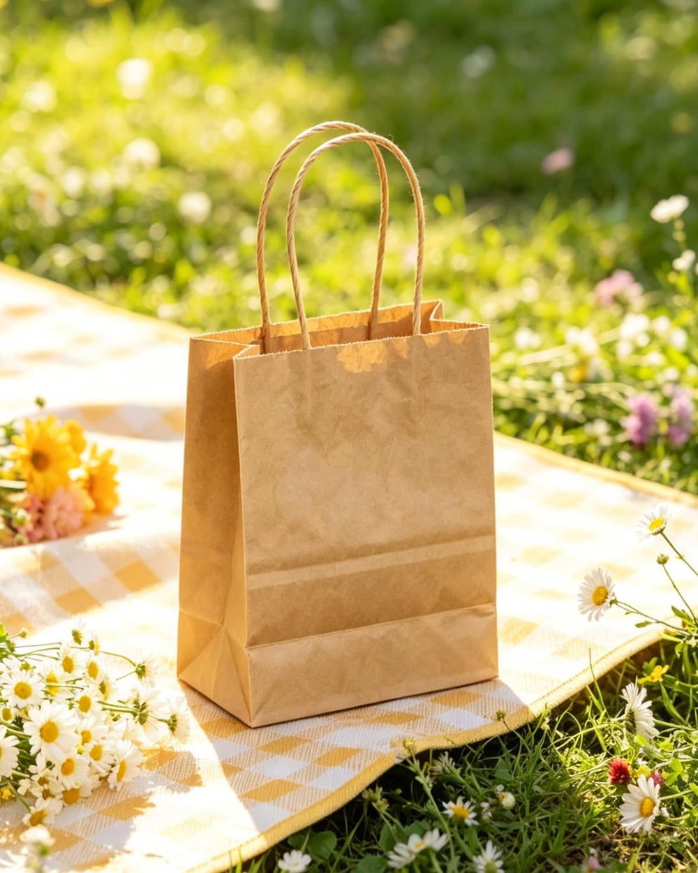qiqee bolsa con dulces y tarjeta dentro, empaquetado atractivo listo