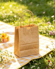 qiqee bolsa decorada con etiqueta y cuerda, personalización fácil