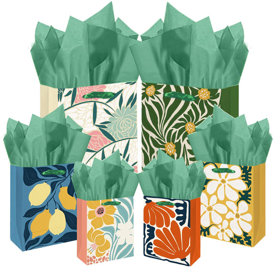 qiqee bolsa frontal del paquete mostrando diseño Clash Flowers y facilidad de uso