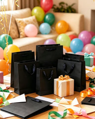 qiqee bolsas en mesa de fiesta mostrando uso como recuerdos