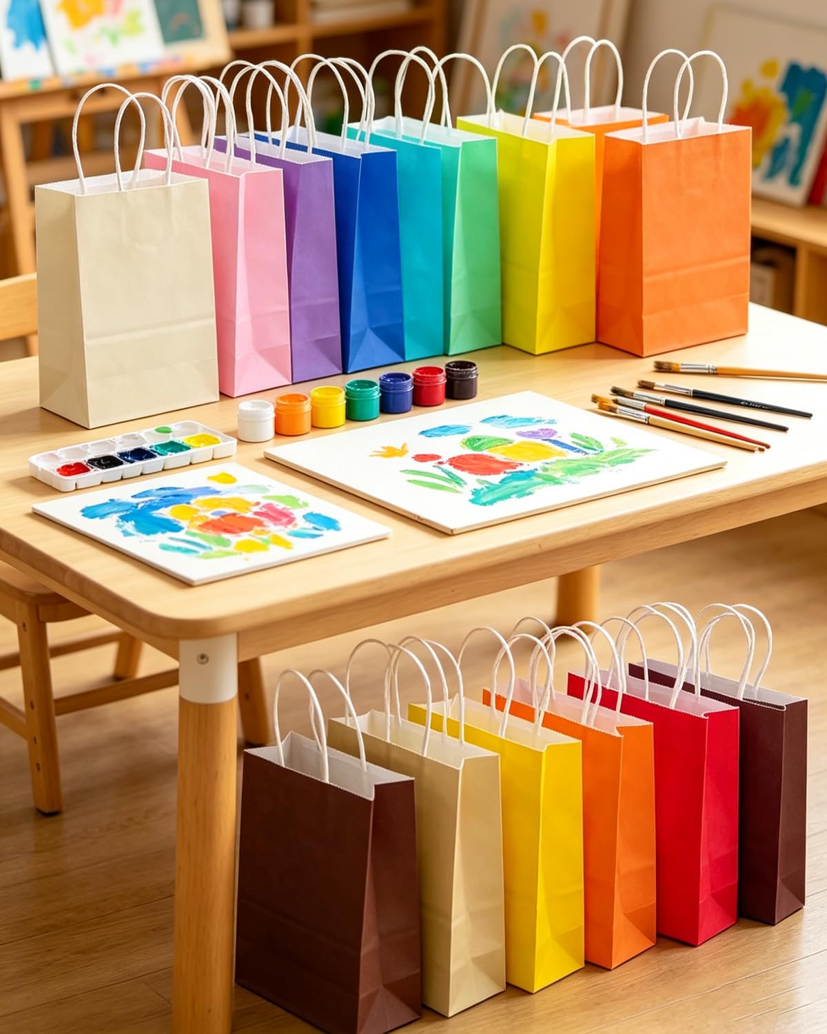 qiqee exhibición de 24 colores sólidos para combinaciones temáticas
