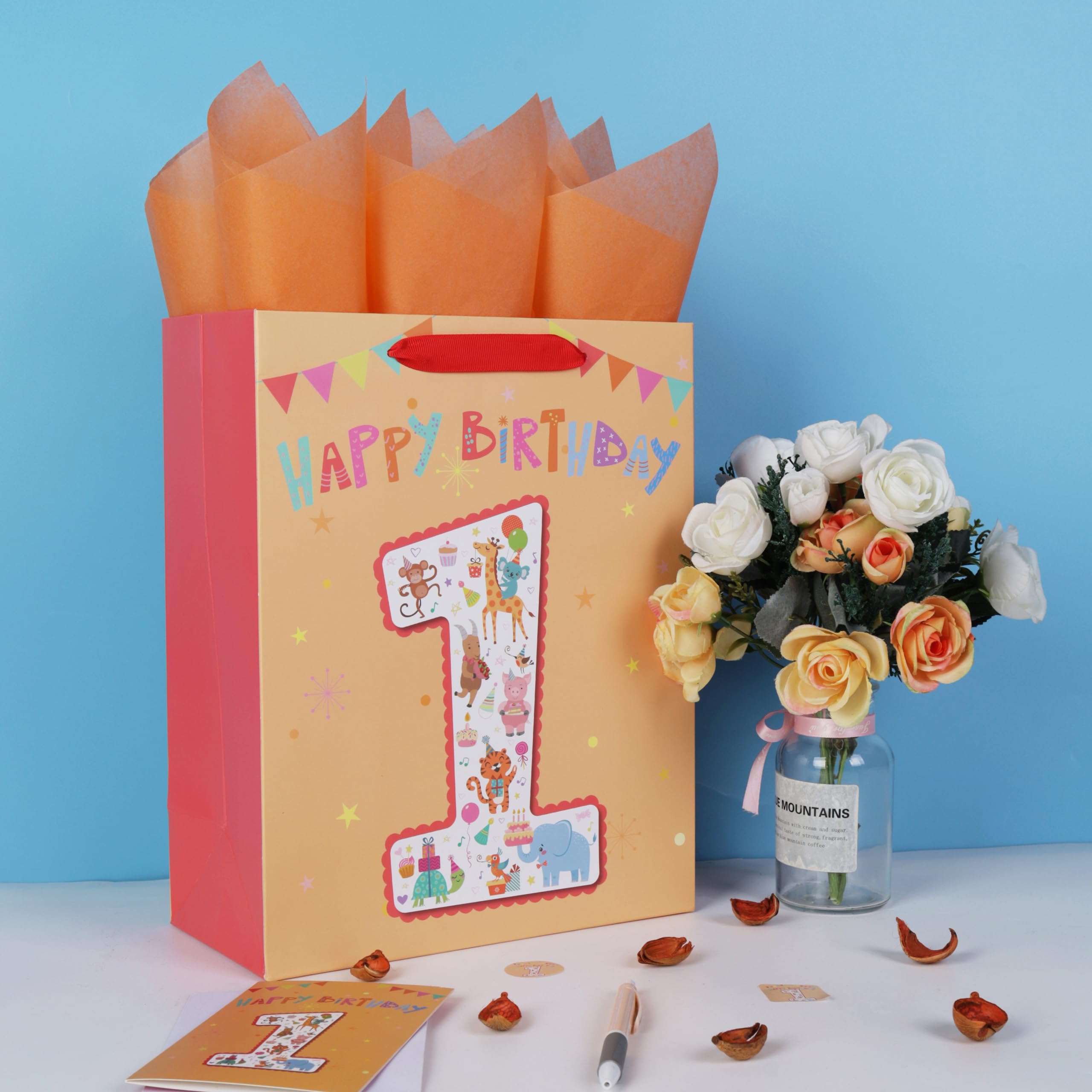 Qirrmiy pegatinas temáticas, cierre decorativo para envolver regalos