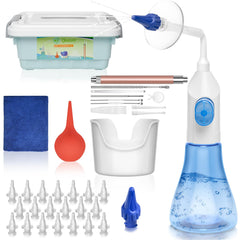 QISXROVY empaque frontal mostrando kit completo y beneficios de limpieza