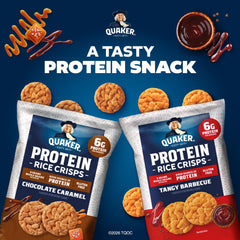 Quaker bolsa abierta en merienda en mano ideal para llevar y consumir