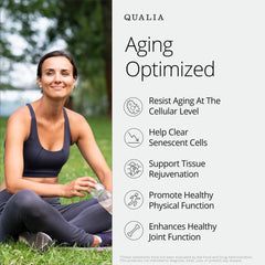 Qualia Life Sciences etiqueta con lista de ingredientes para transparencia