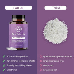 Qualia cápsula en práctica nocturna para apoyar sueño y relajación