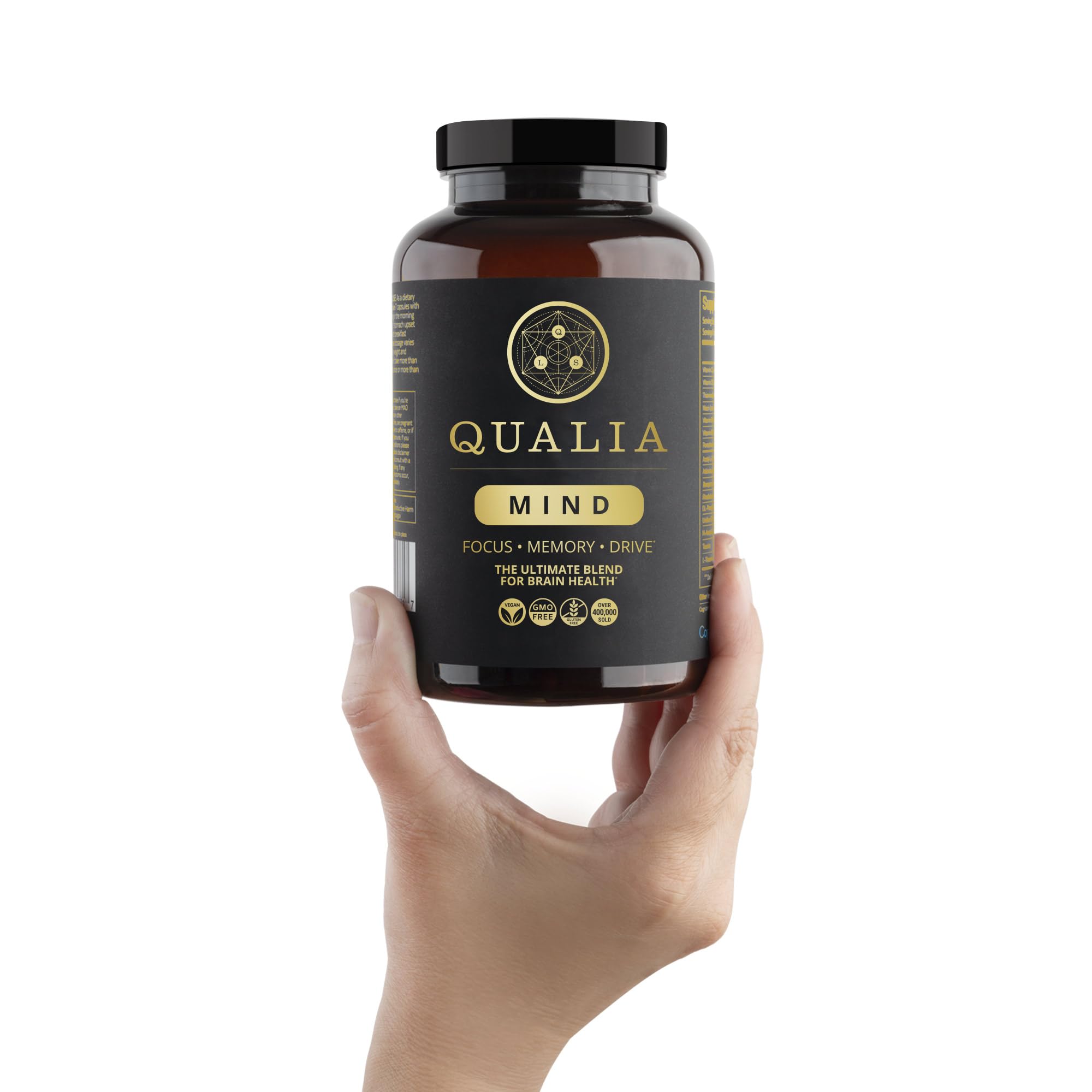 QUALIA LIFE SCIENCES estilo de vida con laptop, sugiere energía y concentración prolongada