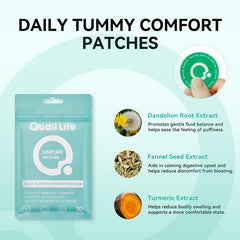 QualiLife parche aplicado en abdomen para mayor comodidad diaria