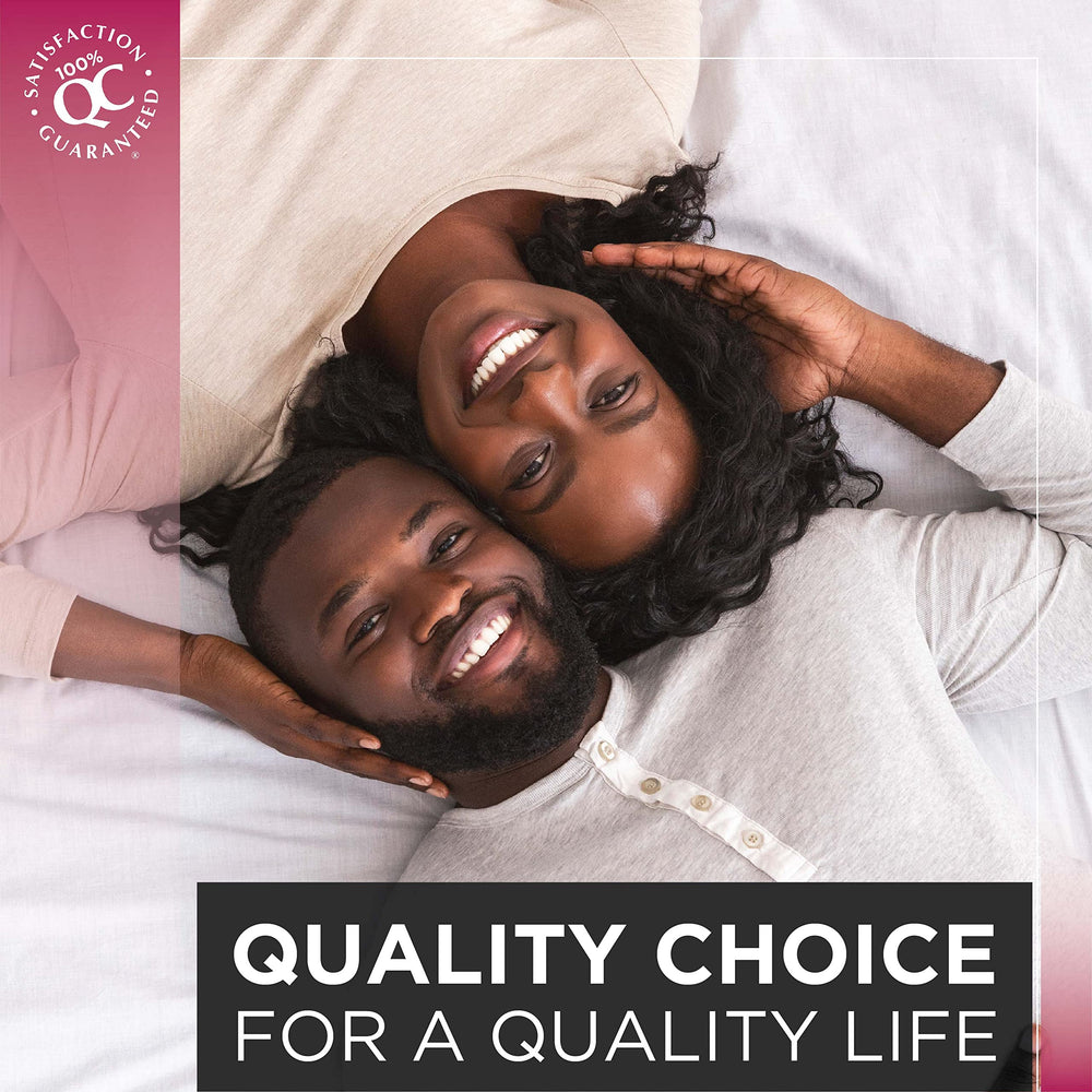 Quality Choice etiqueta con información nutricional y beneficios de alta potencia