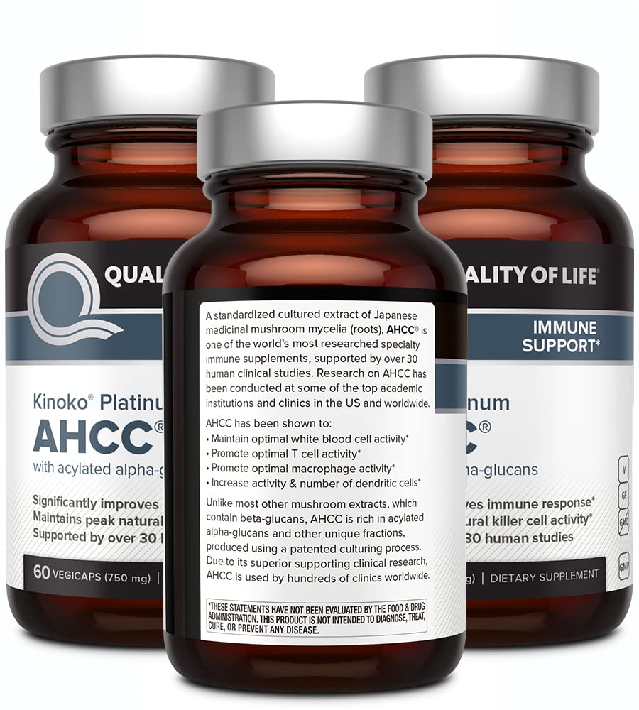 Quality of Life tres frascos juntos mostrando cantidad y suministro prolongado