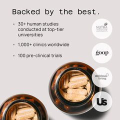 Quality of Life envase junto a reglas de escala mostrando dimensiones reales