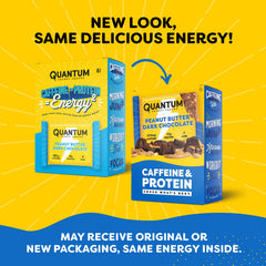 Quantum Energy Squares sellos de certificación Non-GMO, vegano y sin gluten