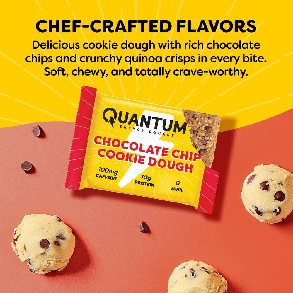 Quantum Energy Squares ingredientes naturales mostrando limpieza nutricional y confianza