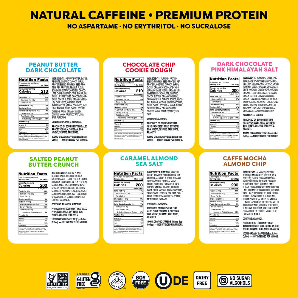 Quantum Energy Squares primer plano de la textura masticable y nutritiva
