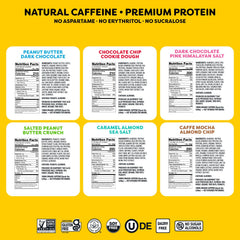 Quantum Energy Squares primer plano de la textura masticable y nutritiva