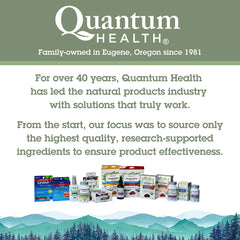 Quantum ilustración de omega-3 y vitaminas para soporte ocular