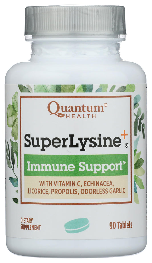 Quantum Super Lysine Tabletas: botella frontal, ideal para la toma diaria