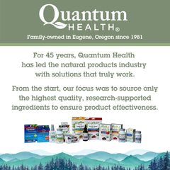 Quantum TheraZinc primer plano de menta y mentol para frescura y sensación calmante