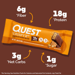 Quest primer plano de la textura crujiente y masticable que satisface antojos