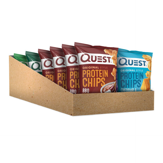 Quest bolsa individual en mano lista para llevar y comer