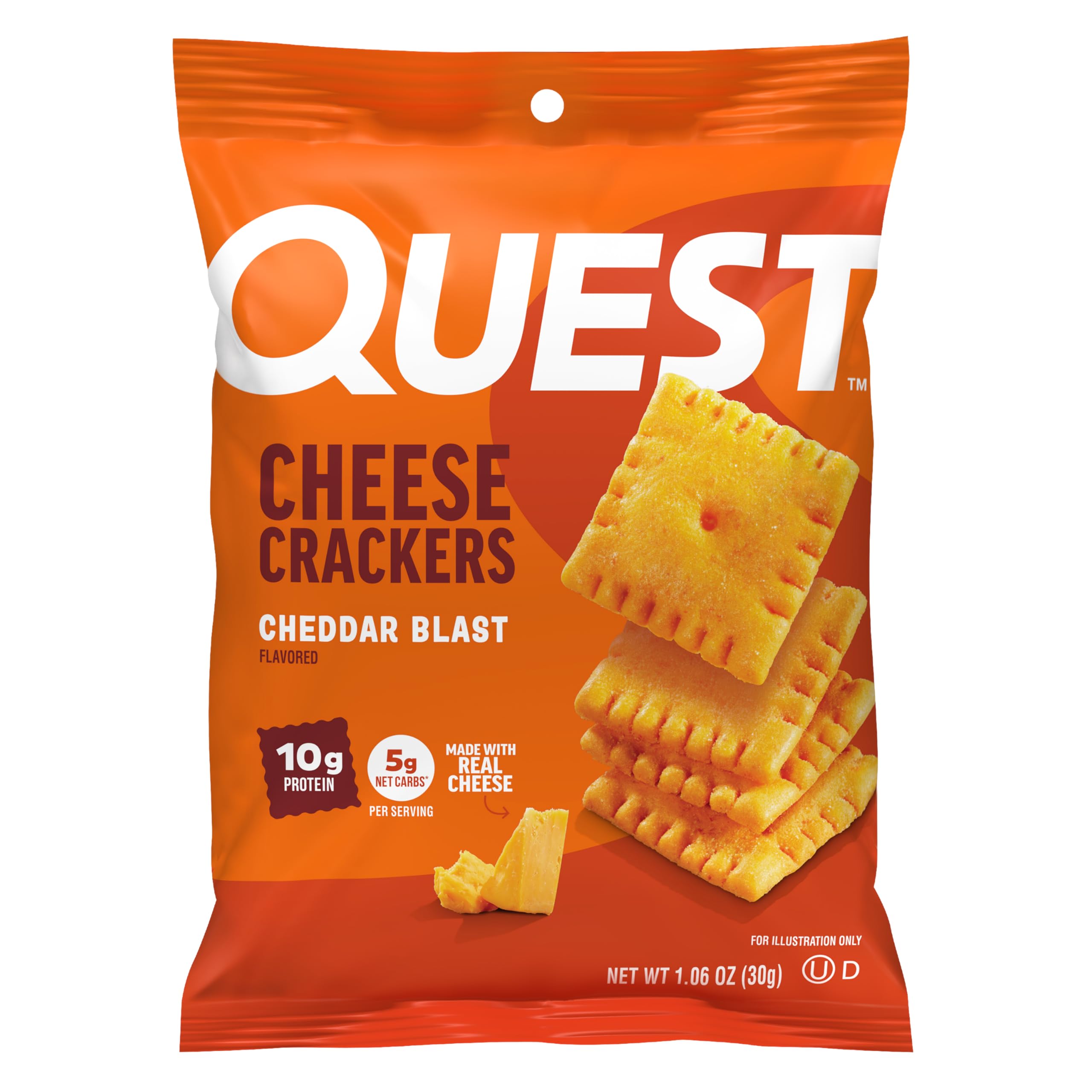 Quest paquete frontal mostrando 12 sobres, conveniencia para llevar