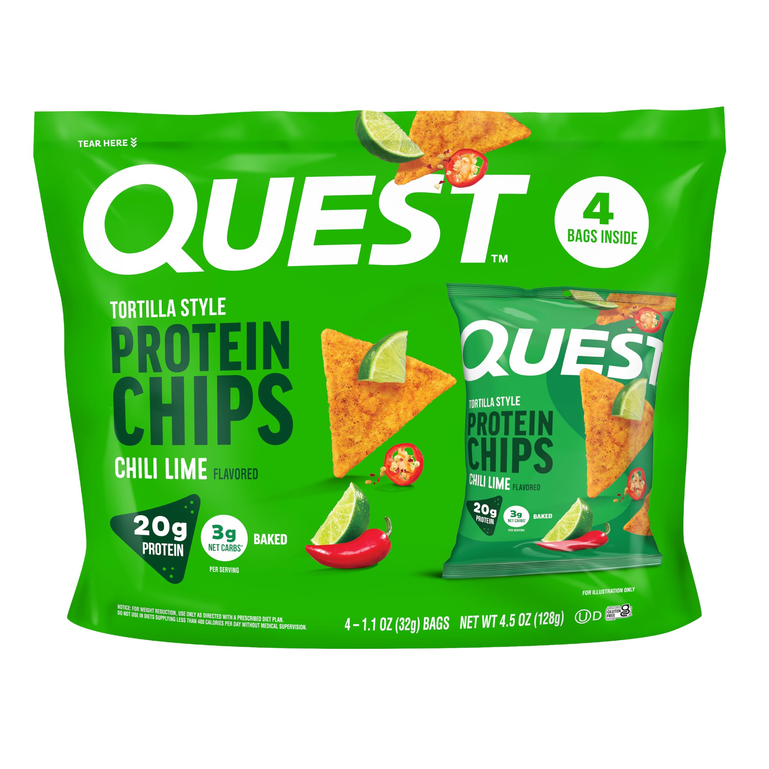 Quest empaque frontal mostrando cuatro bolsas, ideal para llevar