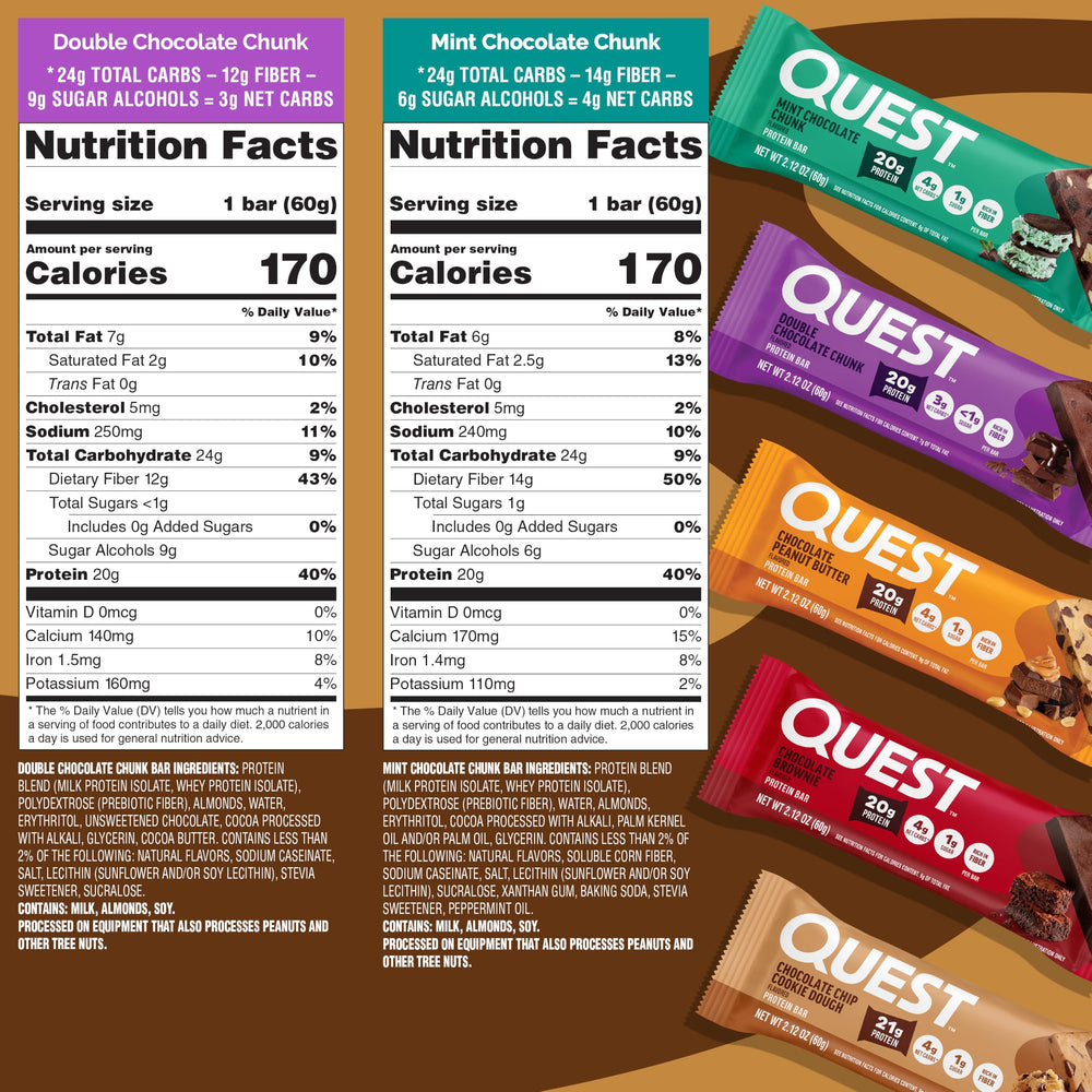 Quest en escena de gimnasio como snack proteico práctico