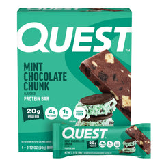 Quest paquete frontal mostrando diseño y beneficios del producto