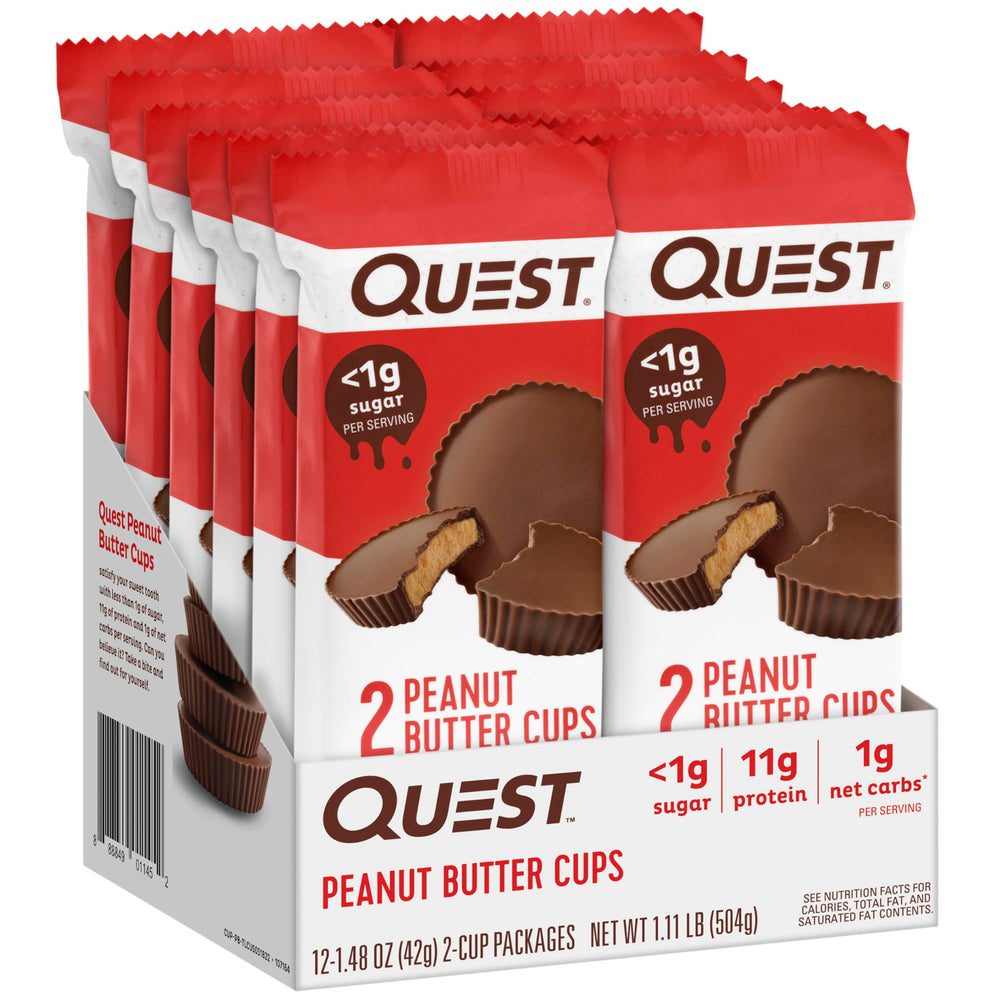 Quest paquete individual abierto listo para llevar y compartir beneficio práctico