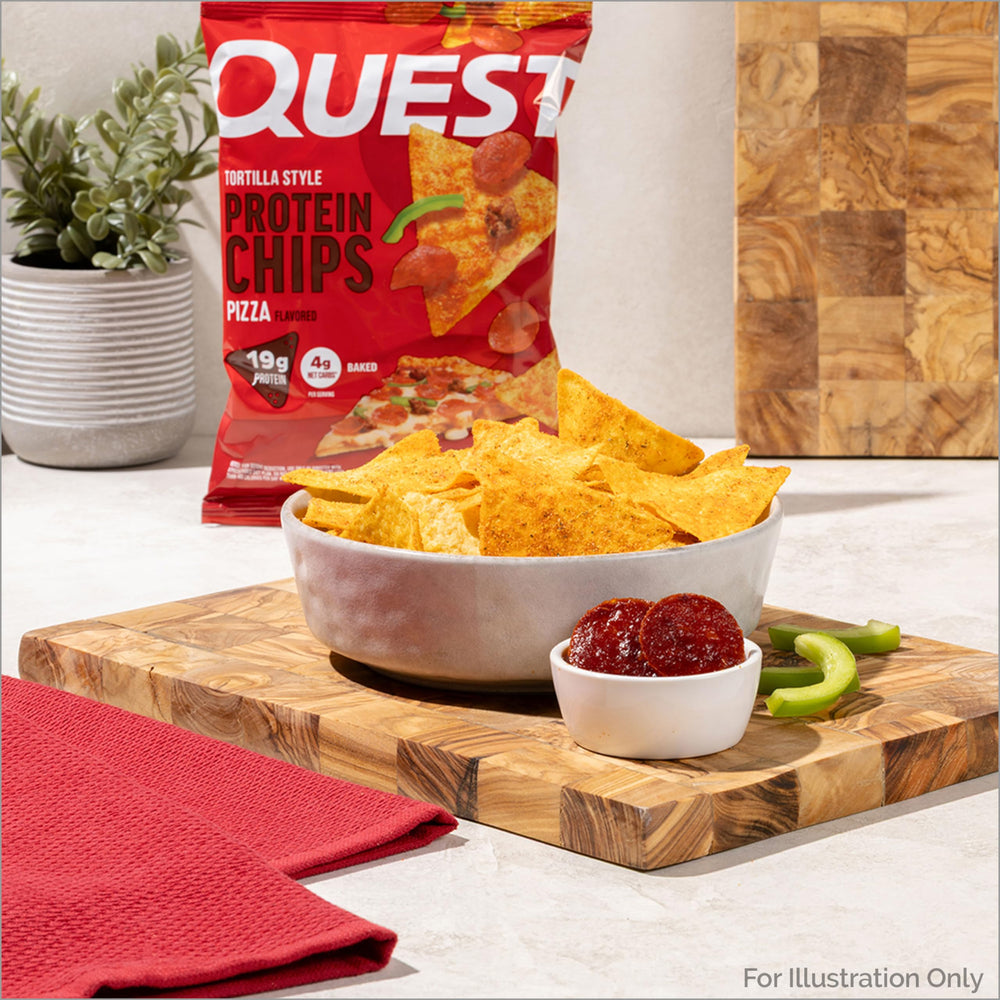 Bolsa Quest abierta en mano, práctico para llevar y consumir fuera de casa