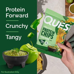 Quest primer plano de un chip crujiente que resalta su corteza sabrosa