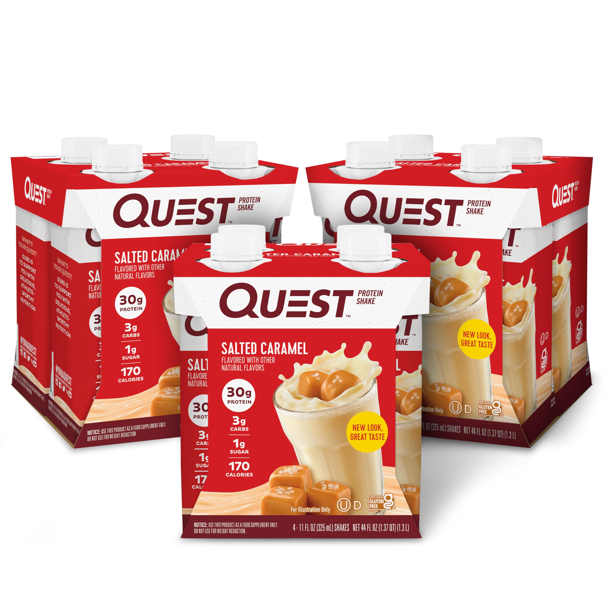 Quest frente del empaque mostrando pack y beneficio de proteína alta
