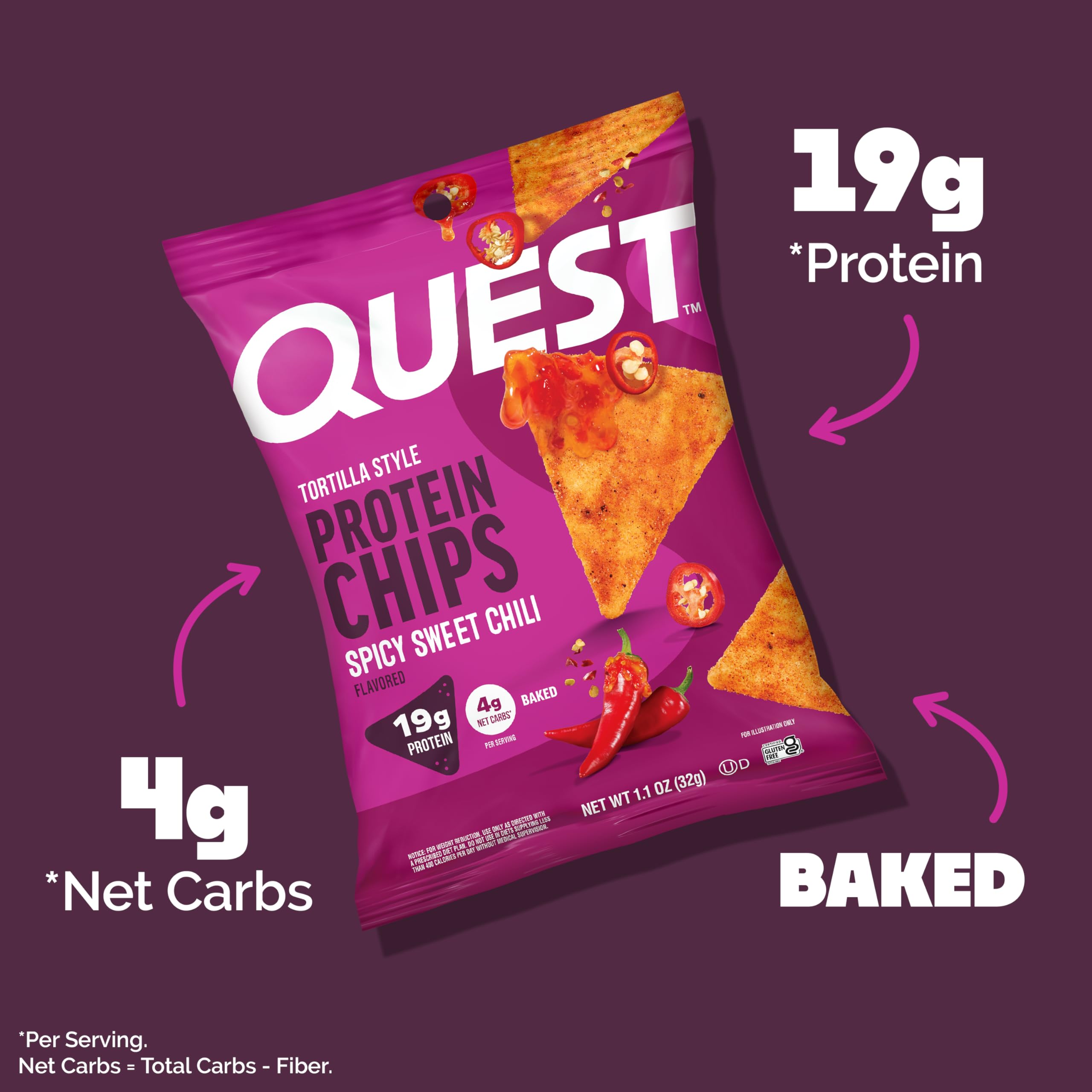 Quest primer plano textura crujiente que resalta su horneado saludable