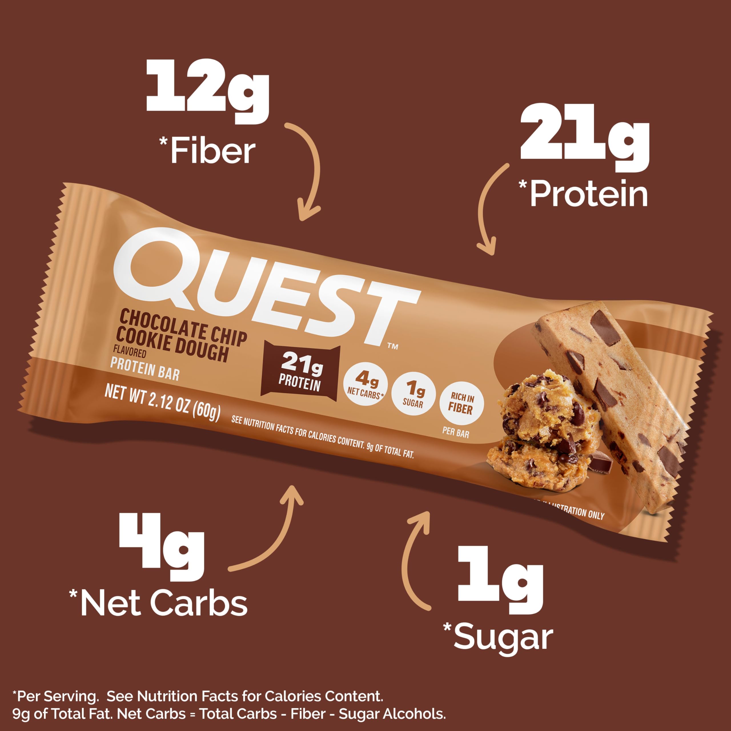 Primer plano de la textura con chips de chocolate mostrando sabor y calidad Quest