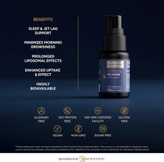 Quicksilver etiqueta con ingredientes y pruebas sin gluten ni OGM para confianza