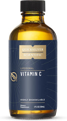 Quicksilver Scientific vista frontal del envase y etiqueta clara con beneficios