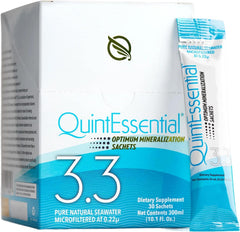 Quicksilver Scientific sobre frontal mostrando empaque portátil y conveniencia