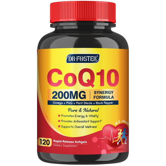Quinovit DRFOSTER frontal del envase mostrando 120 cápsulas y beneficios