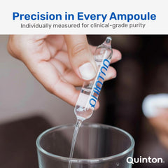 Quinton etiqueta con lista de minerales y proporciones naturales