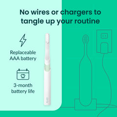Quip en funda de viaje protegiendo el cabezal para transportar
